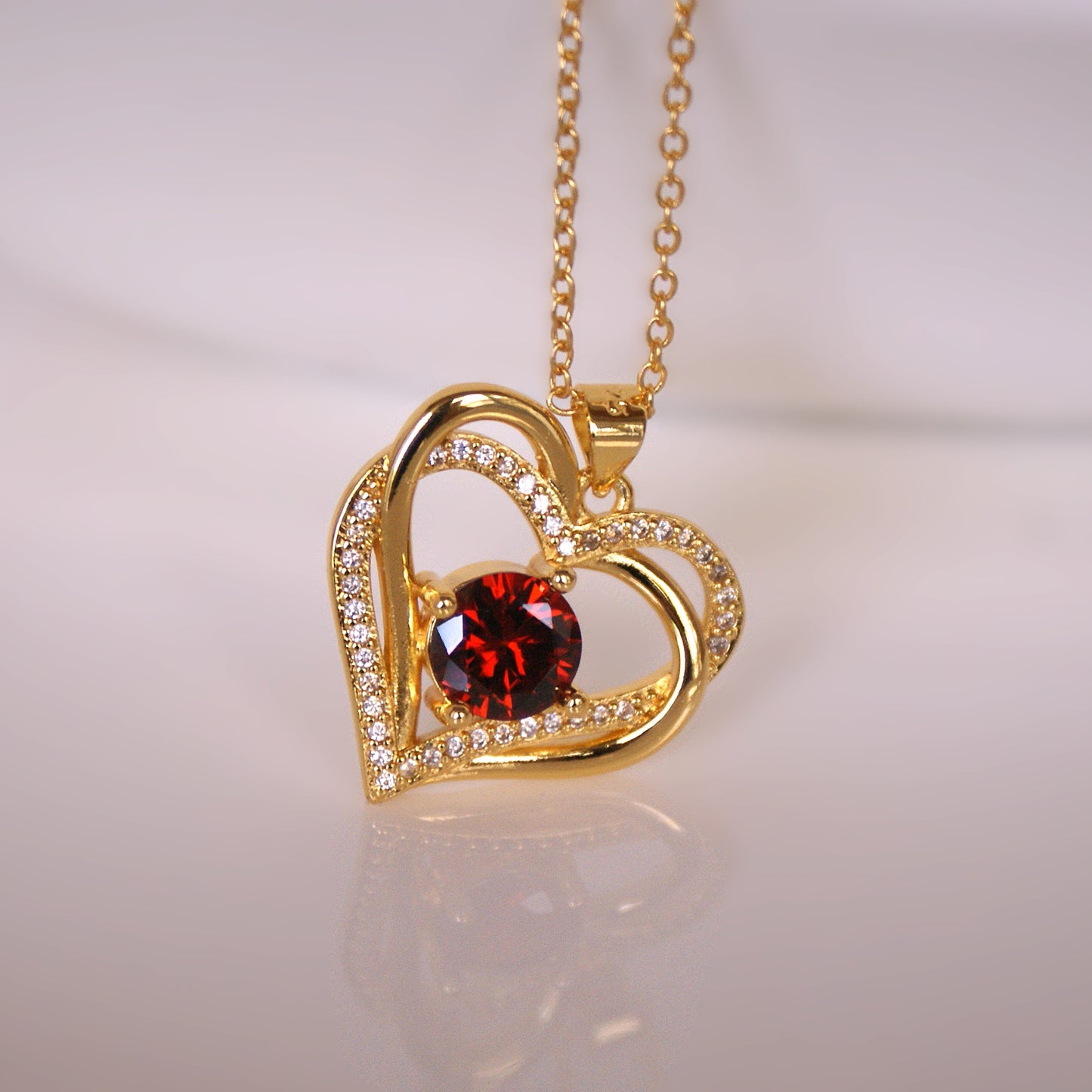 Birthstone Pendant Necklace (FN0012)