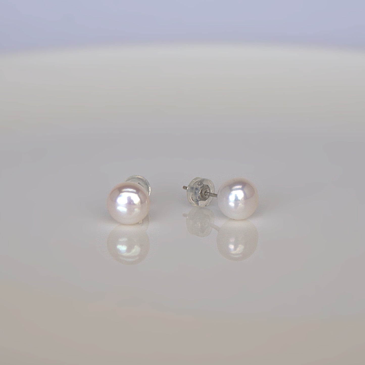 Freshwater Pearl Earrings Stud 6-7mm [Hypoallergenic] (PE0001)