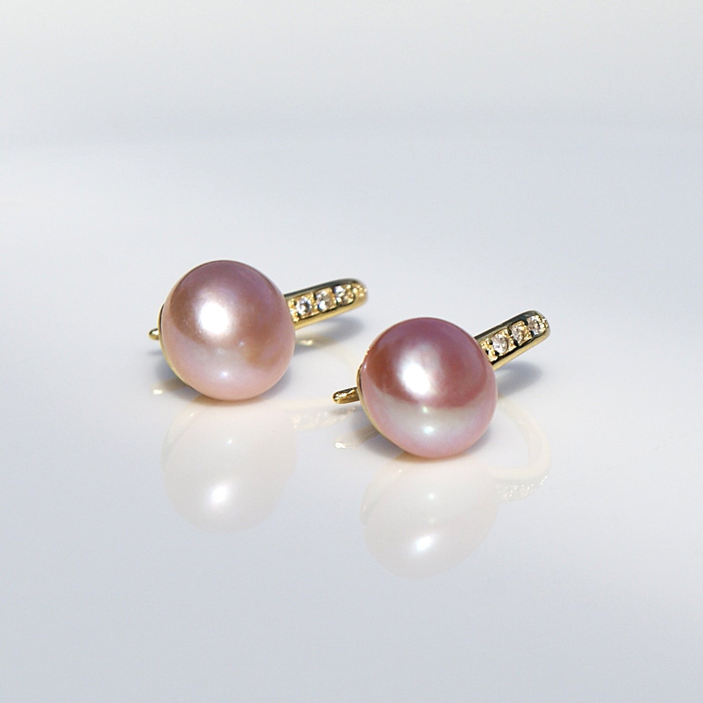 High Heel Elegance Pearl Studs 7-8mm (PE0008)