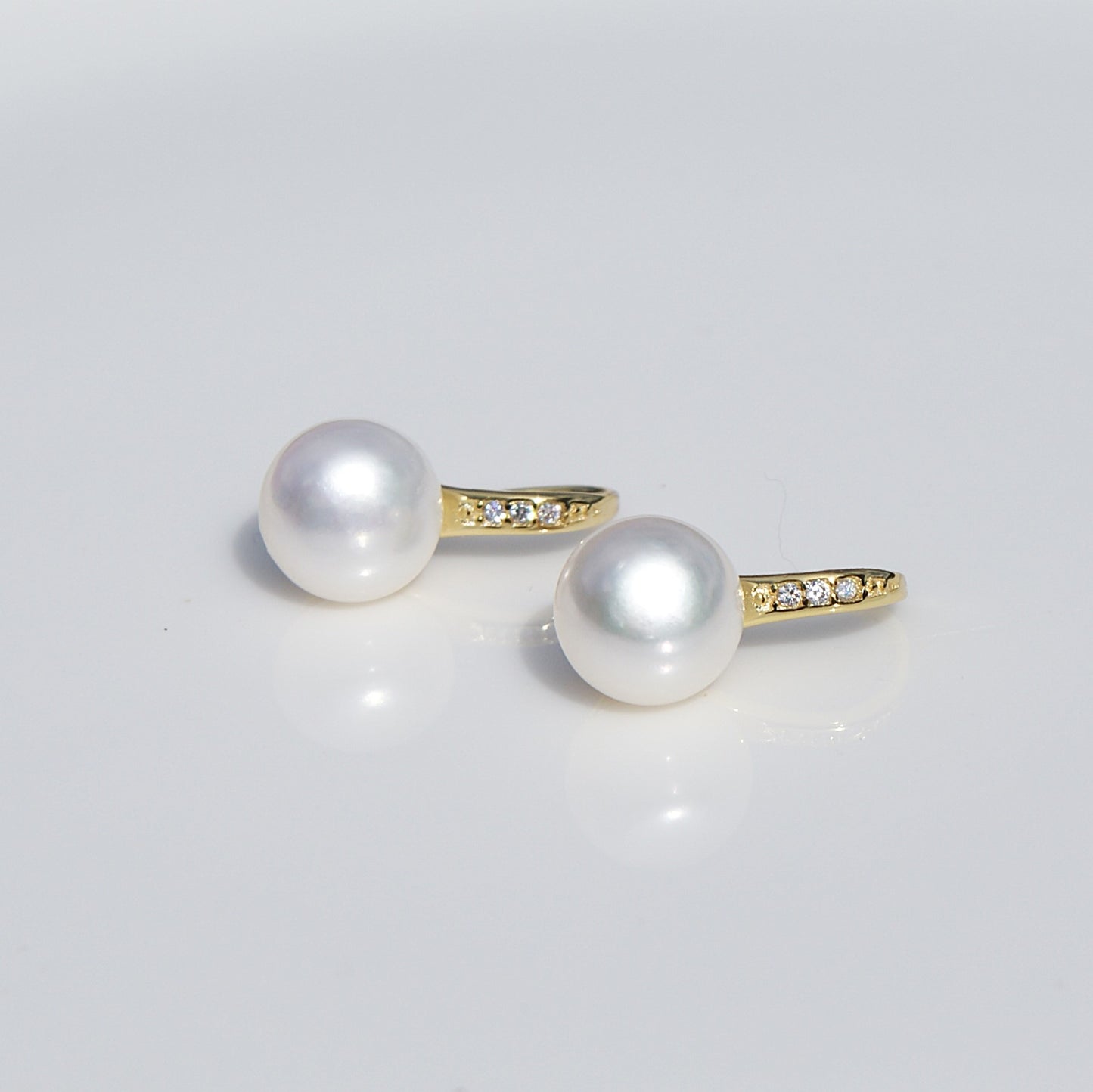 High Heel Elegance Pearl Studs 7-8mm (PE0008)