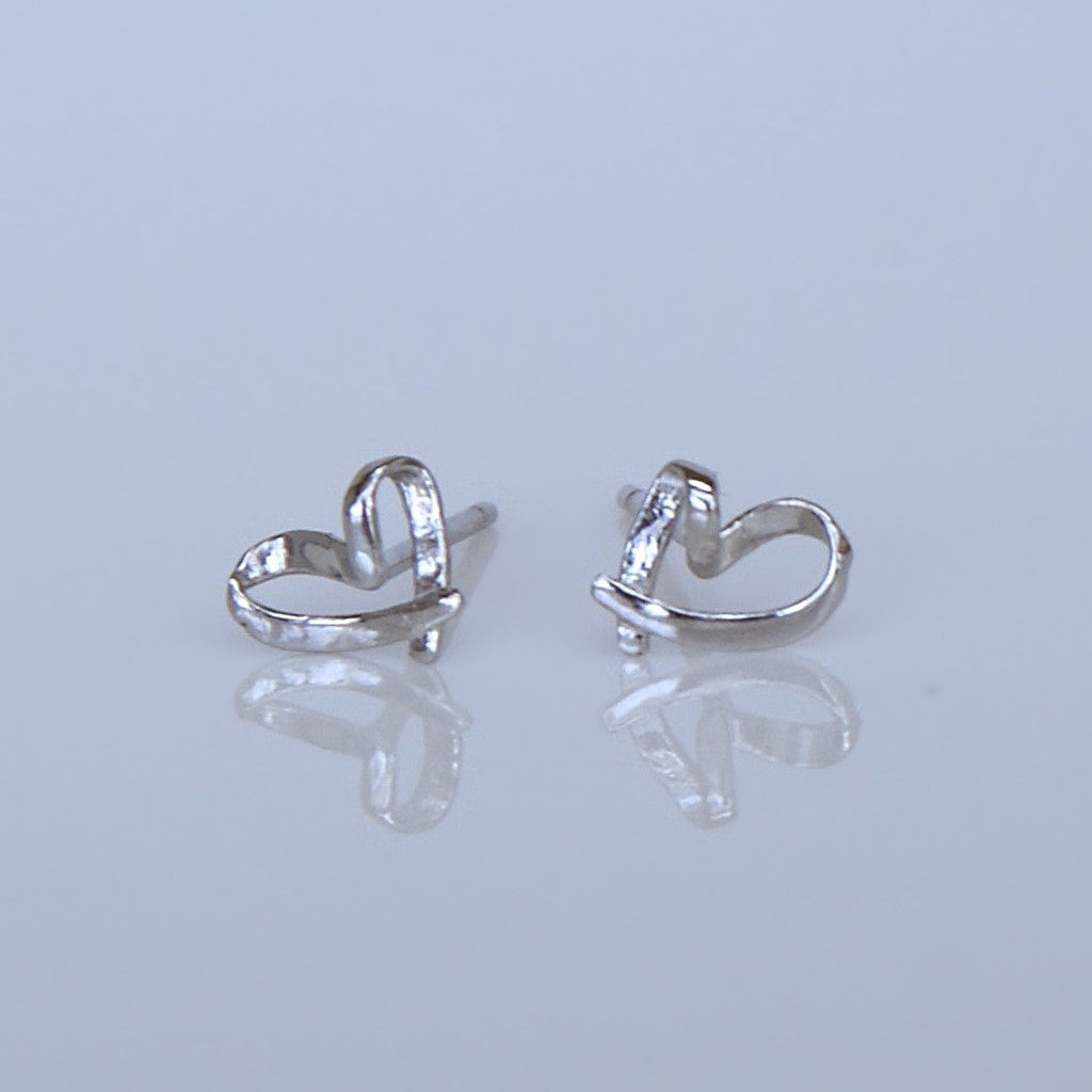 Sterling Silver Stud Earrings [925 Silver Hypoallergenic] (FE0020)