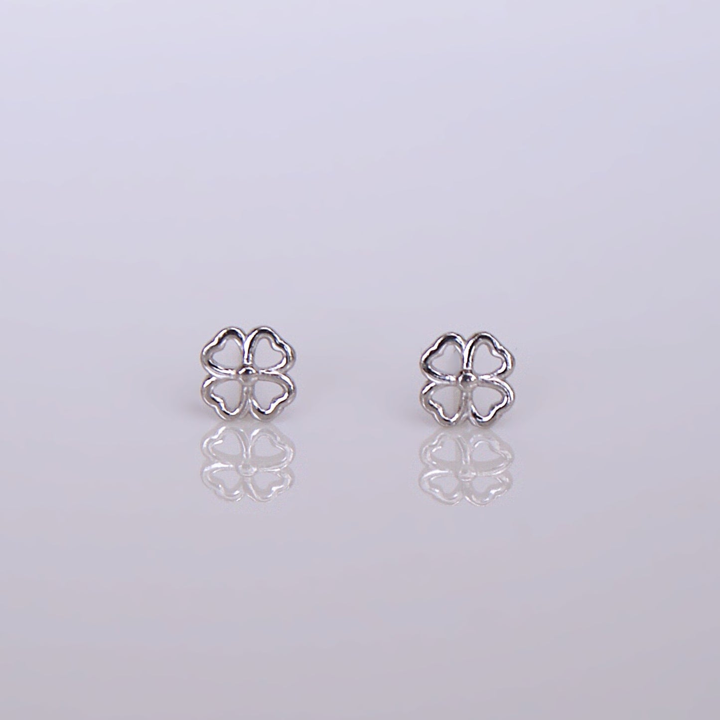 Sterling Silver Stud Earrings [925 Silver Hypoallergenic] (FE0020)