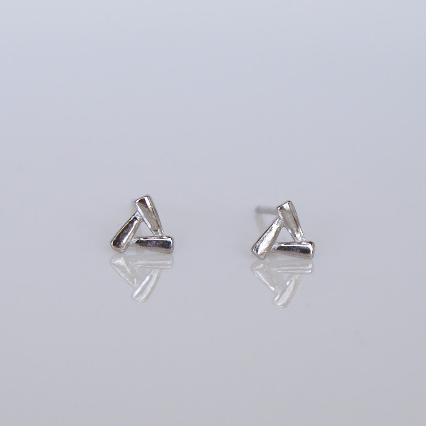 Sterling Silver Stud Earrings [925 Silver Hypoallergenic] (FE0020)