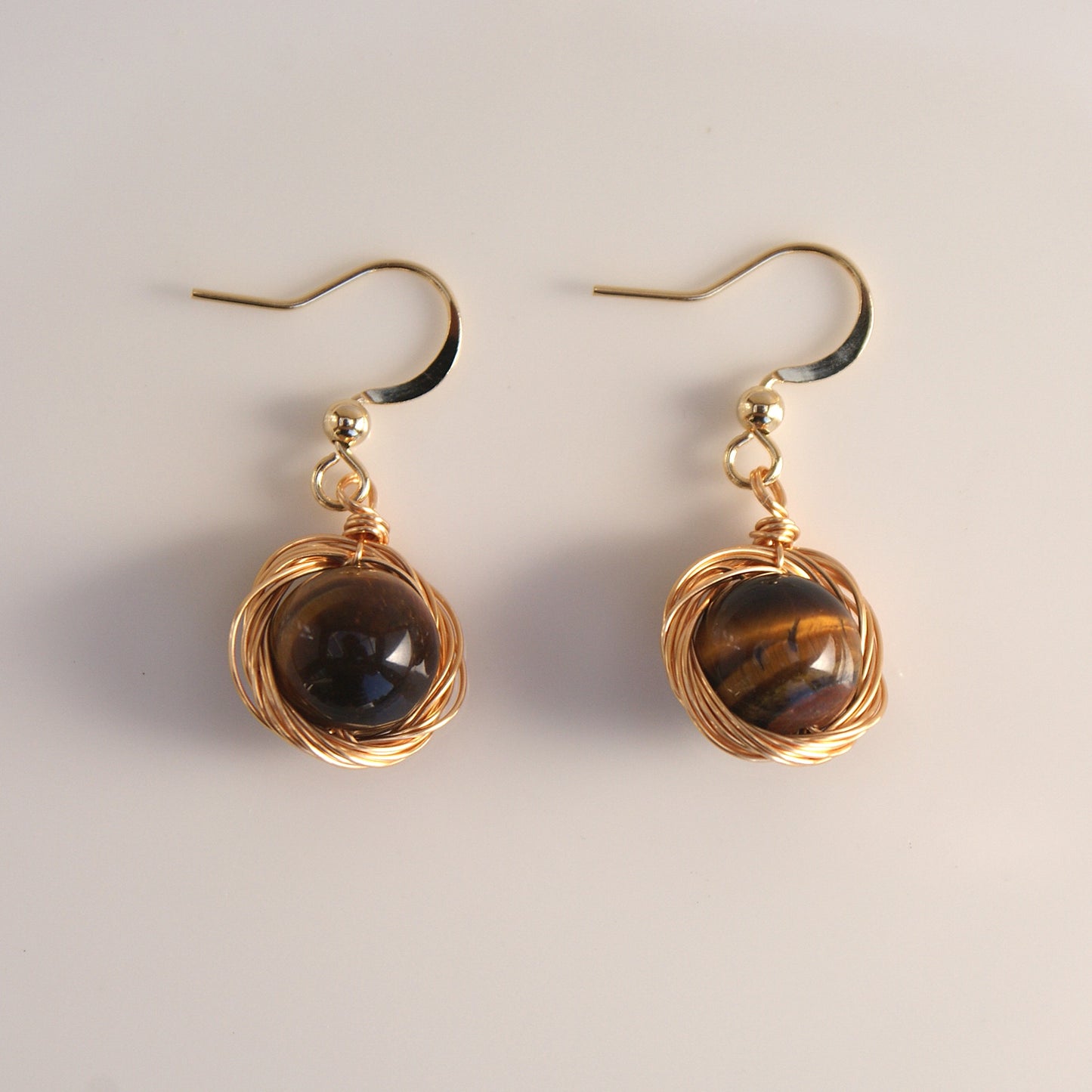 Nature Stone Dangle Hook Earrings (FE0016)