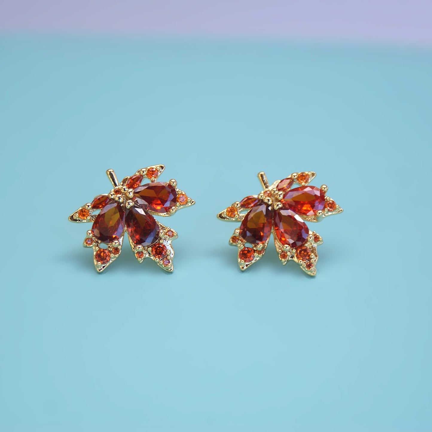 Maple Leaf Stud Earrings (FE0026)